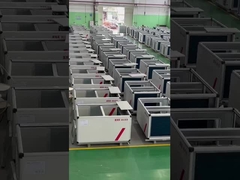 인도에 수출된 83개의 에어컨 단위가 동시에 가동되었습니다.